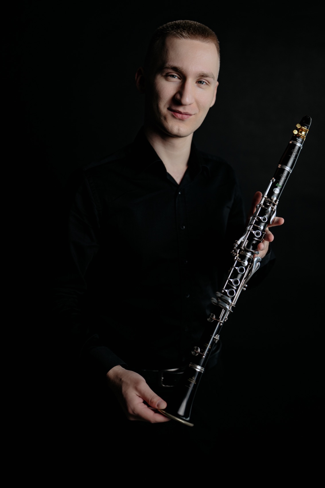 Ruslan Usaev with clarinet